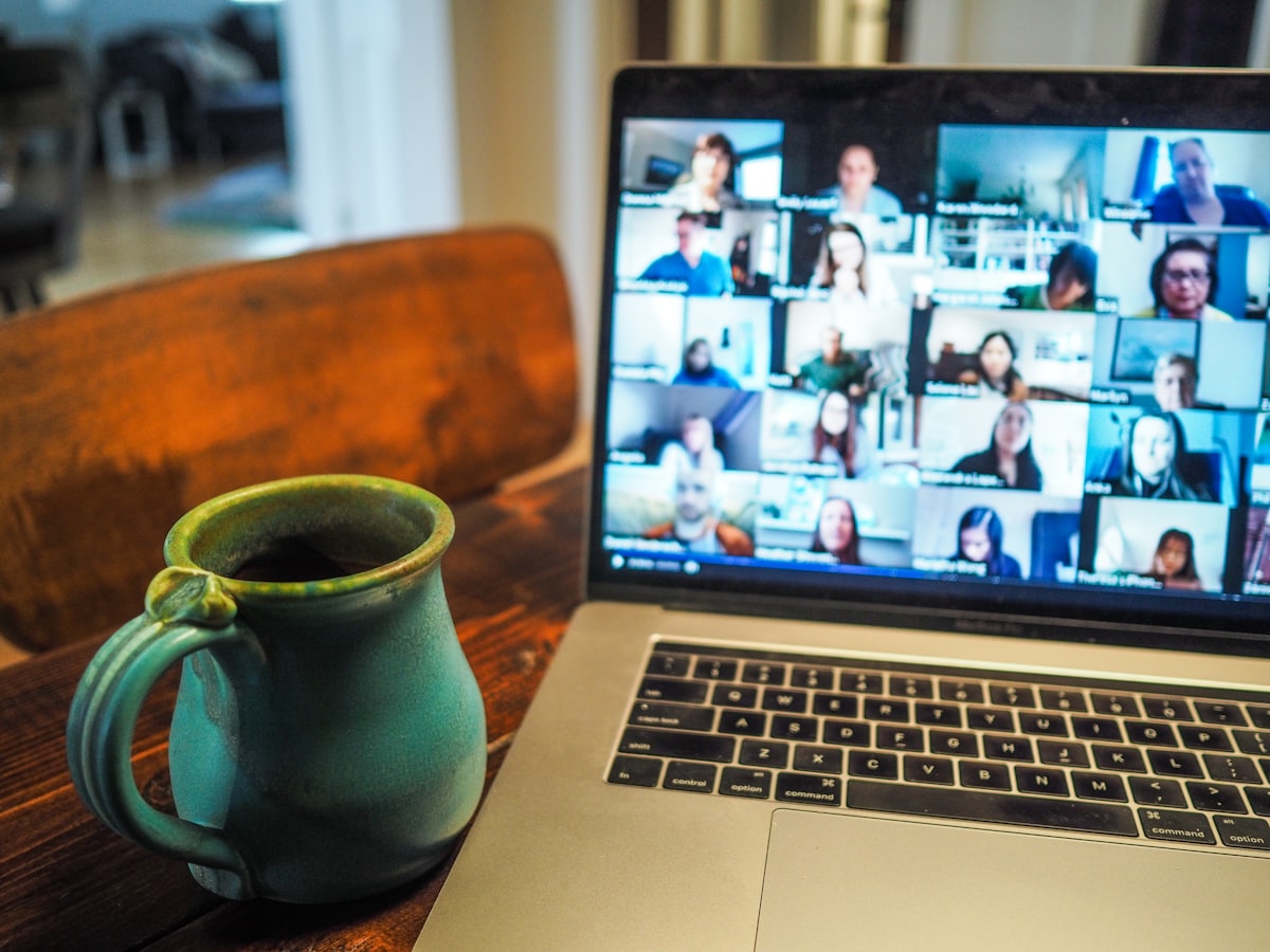 Virtual conference call with AETRF members